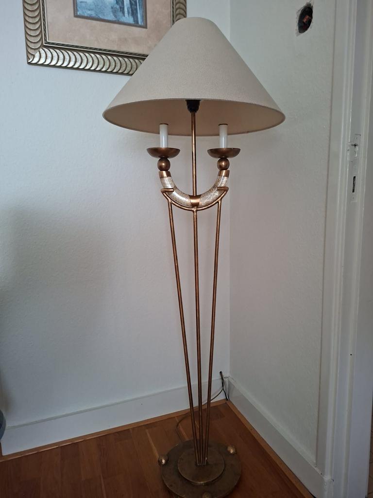 Massieve, gedetailleerde handgemaakte lamp uit Duitsland, Ophalen, Zo goed als nieuw, 100 tot 150 cm