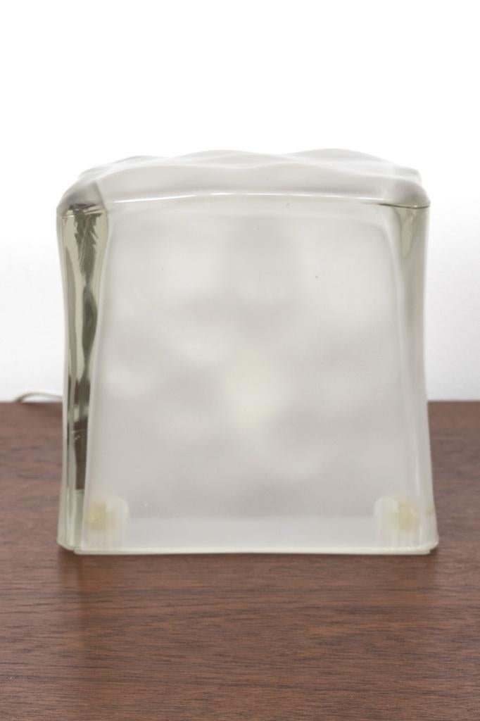 Vintage IKEA Iviken Ice Cube lamp, Ophalen, Zo goed als nieuw, Glas, Minder dan 50 cm