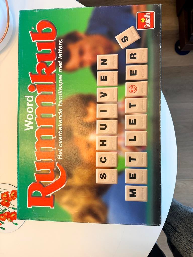 Rummikub Woord, Hobby en Vrije tijd, Gezelschapsspellen | Overige, Drie of vier spelers, Ophalen of Verzenden, Zo goed als nieuw