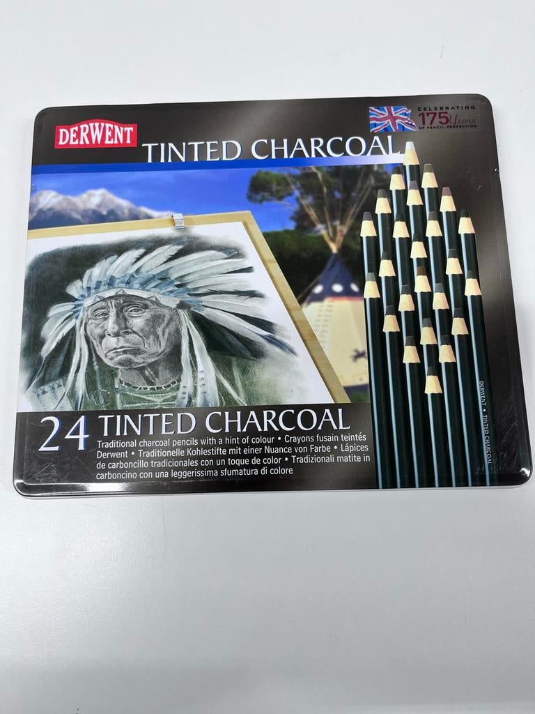 Derwent Tinted Charcoal Potloden - 175 Jaar Jubileum Editie, Ophalen of Verzenden, Nieuw, Potlood of Stift