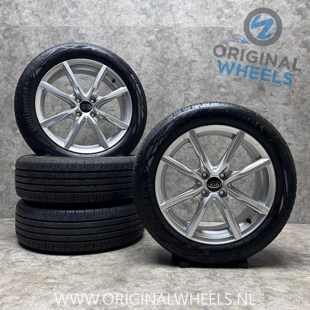 17 inch originele velgen + zomerbanden Kia Stonic, Gebruikt, Banden en Velgen, 17 inch, Personenwagen