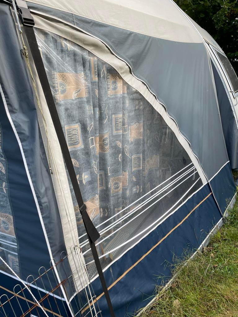 Voortent Starcamp maat 12, diepte 2.40m met stalen frame, Caravans en Kamperen, Ophalen of Verzenden, Gebruikt, Starcamp