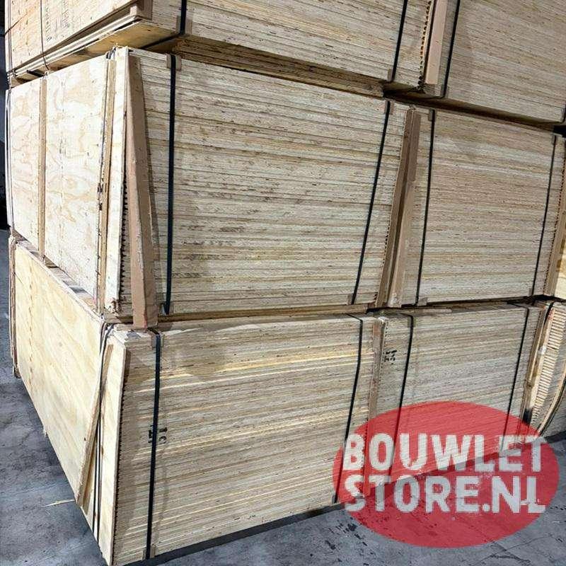 Underlayment 18 mm platen | Elliottis Pine constructief, Niet ingevuld, Minder dan 20 mm, Niet ingevuld, Nieuw