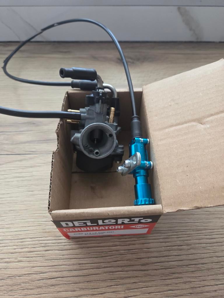 Dellorto 17.5mm carburateur (2T voor minarelli etc.), Ophalen of Verzenden, Nieuw, Carburateur