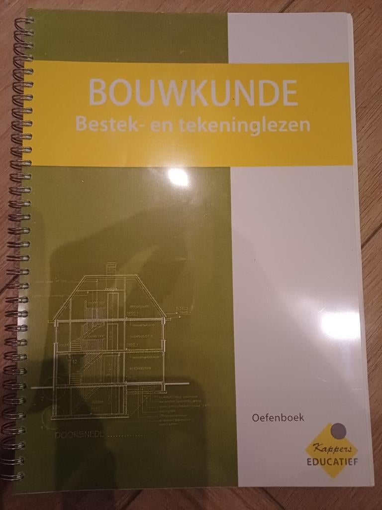 Bouwkunde Bestek en tekeninglezen - Oefenboek, Ophalen of Verzenden, Zo goed als nieuw, Vakgebied of Industrie, Onbekend