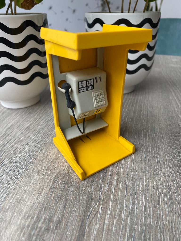 Vintage telefooncel., Ophalen of Verzenden, Gebruikt, Los playmobil