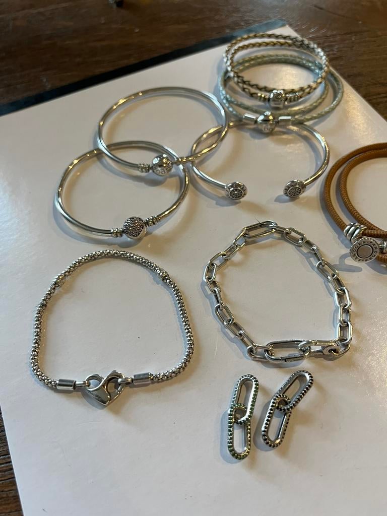 Pandora div armbanden., Ophalen of Verzenden, Zo goed als nieuw, Zilver, Pandora