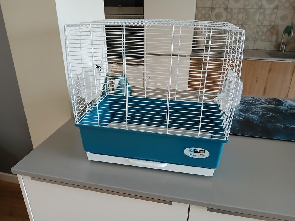 Vogelkooi Ferplast, Dieren en Toebehoren, Vogels | Hokken en Kooien, Ophalen, Zo goed als nieuw, Metaal, Vogelkooi