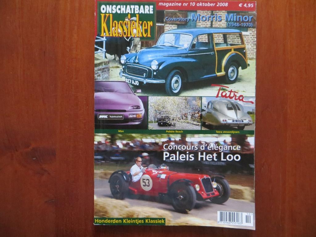 Onschatbare Klassieker 10 2008 Morris Minor, Max Roadster, Ophalen of Verzenden, Zo goed als nieuw, Volkswagen