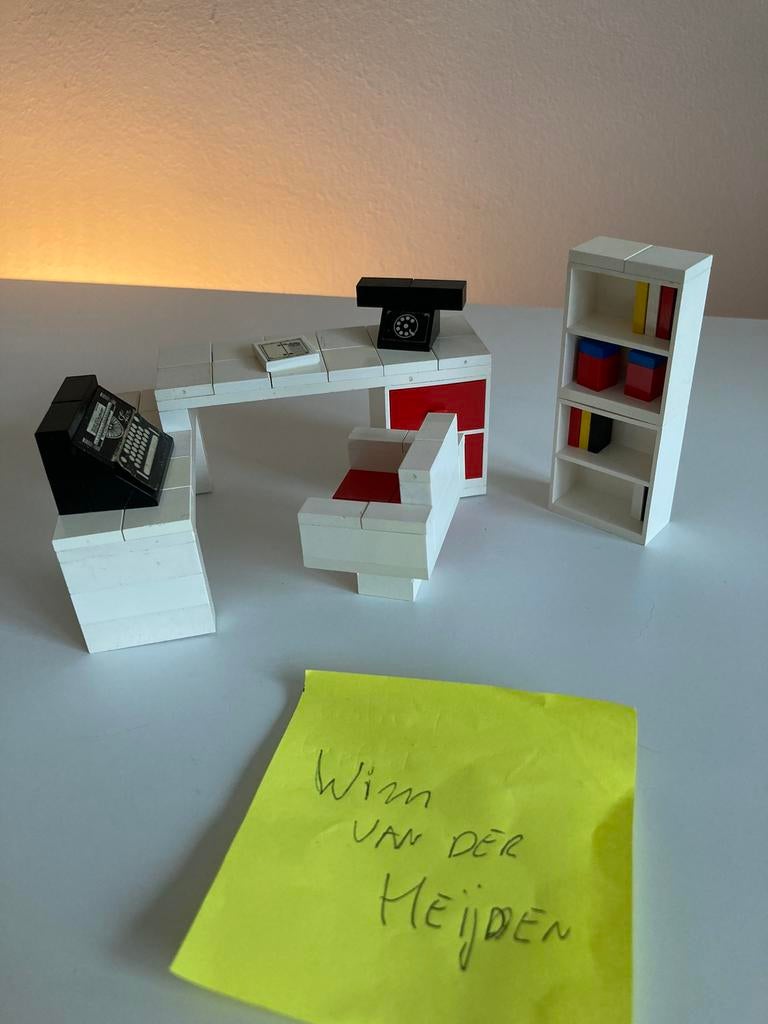 Vintage Lego Set 295 – Home Maker Secretary's Desk, Ophalen of Verzenden, Gebruikt, Complete set, Lego