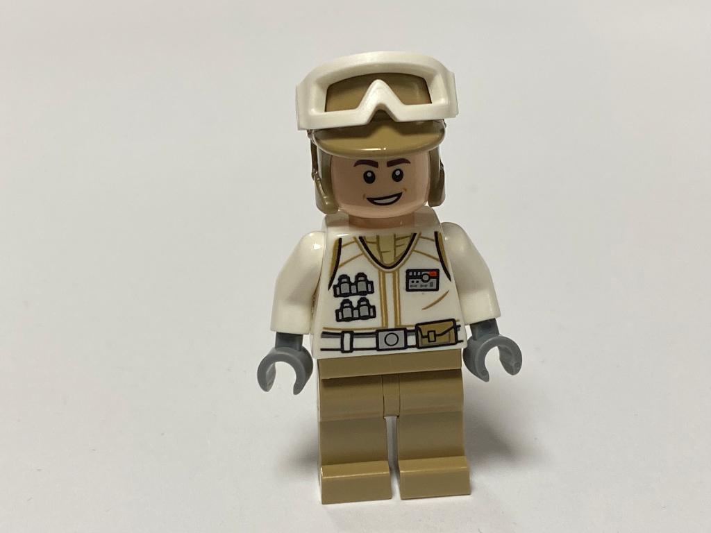 Lego Star Wars Minifiguur sw1016 Hoth Rebel Trooper lachend, Ophalen of Verzenden, Nieuw, Losse stenen, Lego