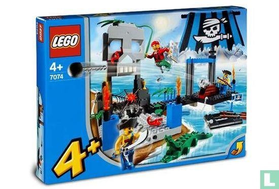 LEGO JUNIORS Schedeleiland - Set 7074 - Compleet, Gebruikt, ., Lego, Ophalen of Verzenden