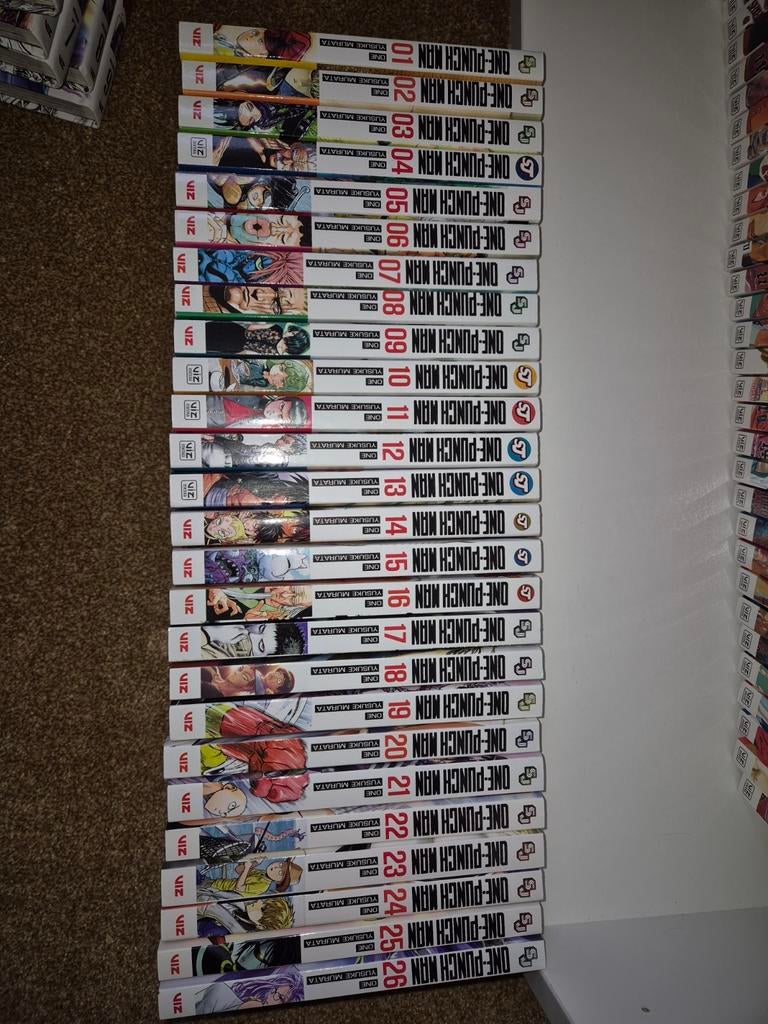 One Punch Man 1-26 Engels, Boeken, Complete serie of reeks, Ophalen of Verzenden, Zo goed als nieuw, Yusuke Murata