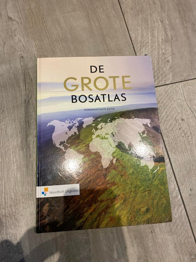 De Grote Bosatlas - 54e Editie, Boeken, Atlassen en Landkaarten, Zo goed als nieuw, Bosatlas, Wereld, 2000 tot heden, Ophalen of Verzenden