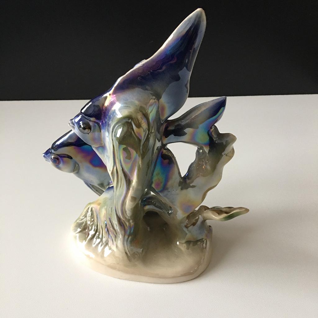 Beeld “Vissen” JEMA 181 19cm breed/23cm Hoog, Ophalen of Verzenden