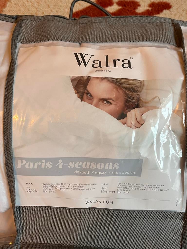 Walra 4 seasons dekbed, Eenpersoons, Wit, Nieuw, Ophalen of Verzenden