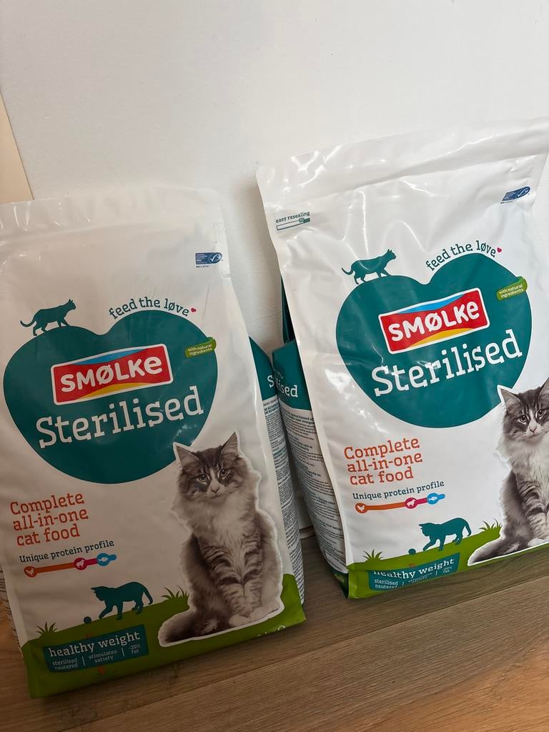 SMØLKE VOER STERILISED KAT, Dieren en Toebehoren, Dierenvoeding, Ophalen, Kat