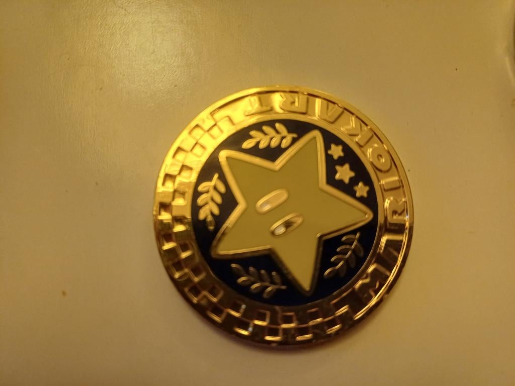 Mario Kart Ster coin., Ophalen of Verzenden, Zo goed als nieuw