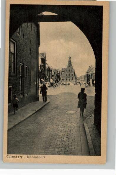 Culemborg Binnenpoort, Verzenden, 1920 tot 1940, Ongelopen, Gelderland