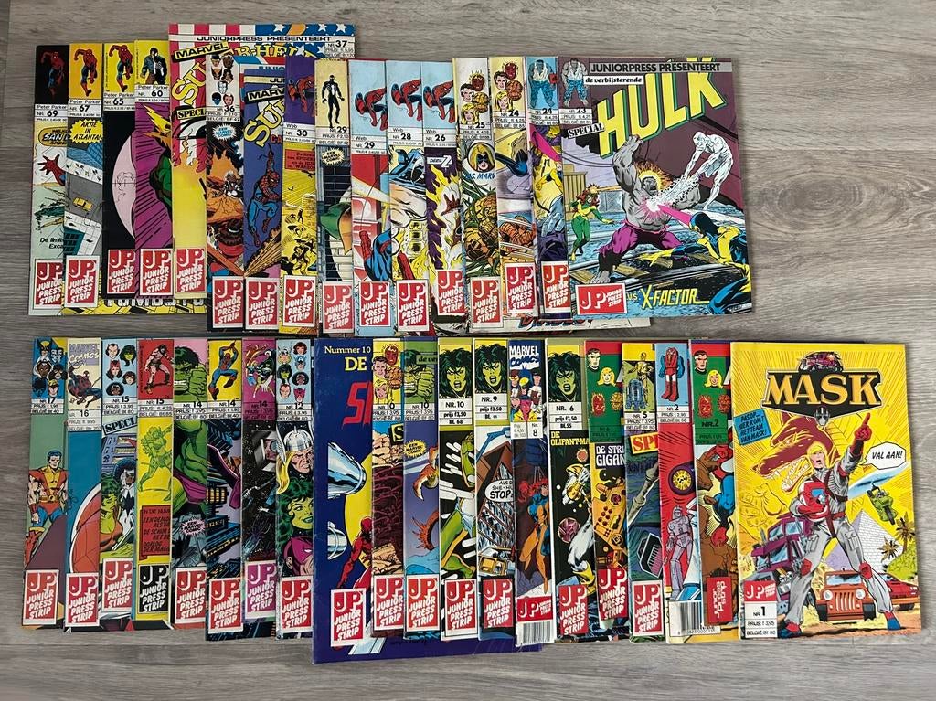 Juniorpress Marvel Stripboeken Collectie, Boeken, Meerdere stripboeken, Ophalen of Verzenden, Gelezen