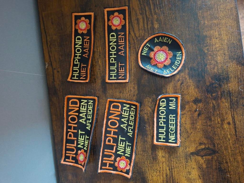 Hulphond patches, Ophalen of Verzenden