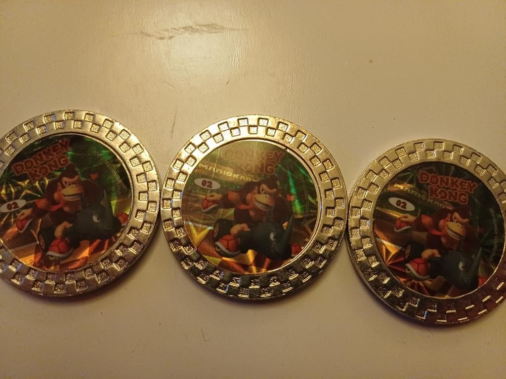 Donkey Kong Mario Kart coins., Ophalen of Verzenden, Gebruikt