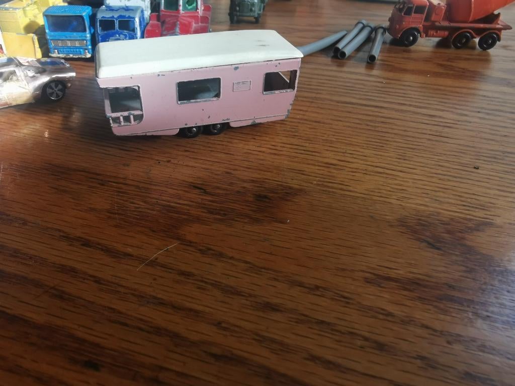 Vintage Matchbox Caravan, Ophalen of Verzenden, Gebruikt, Overige typen, Matchbox