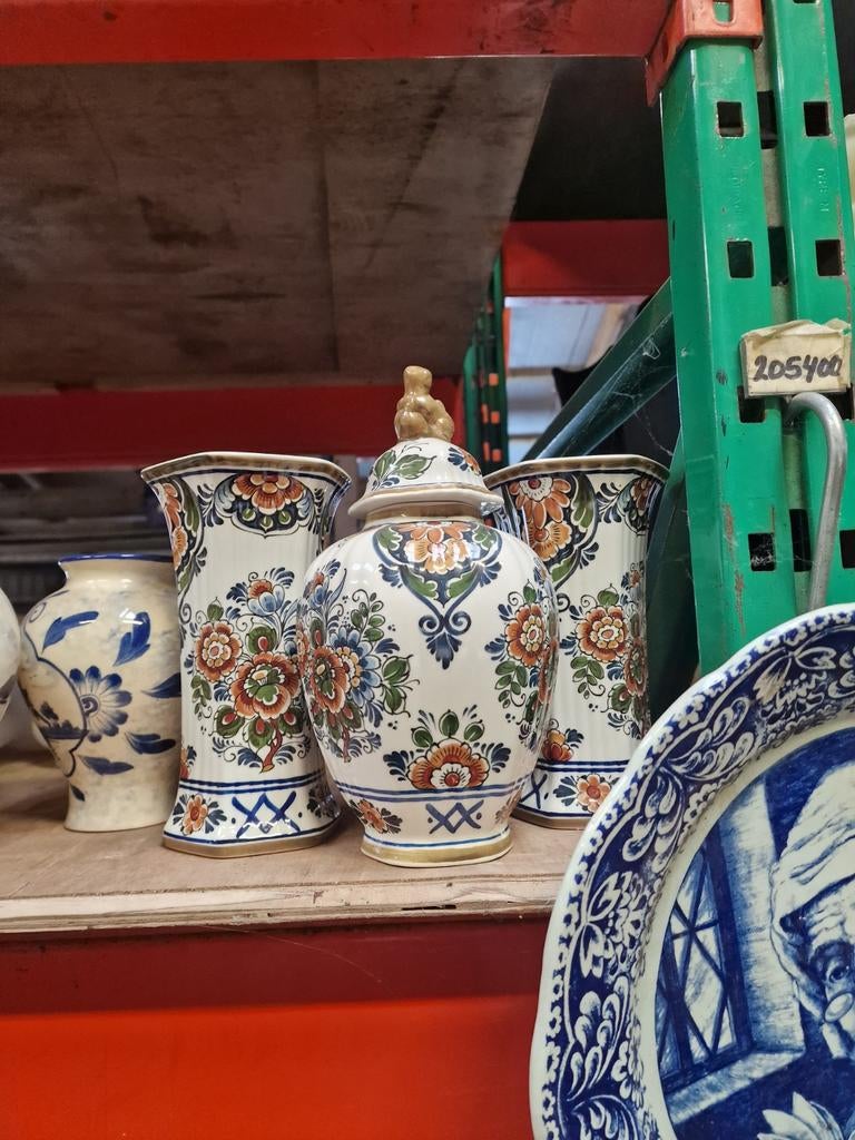 Polychroom kaststel Gouda, Ophalen