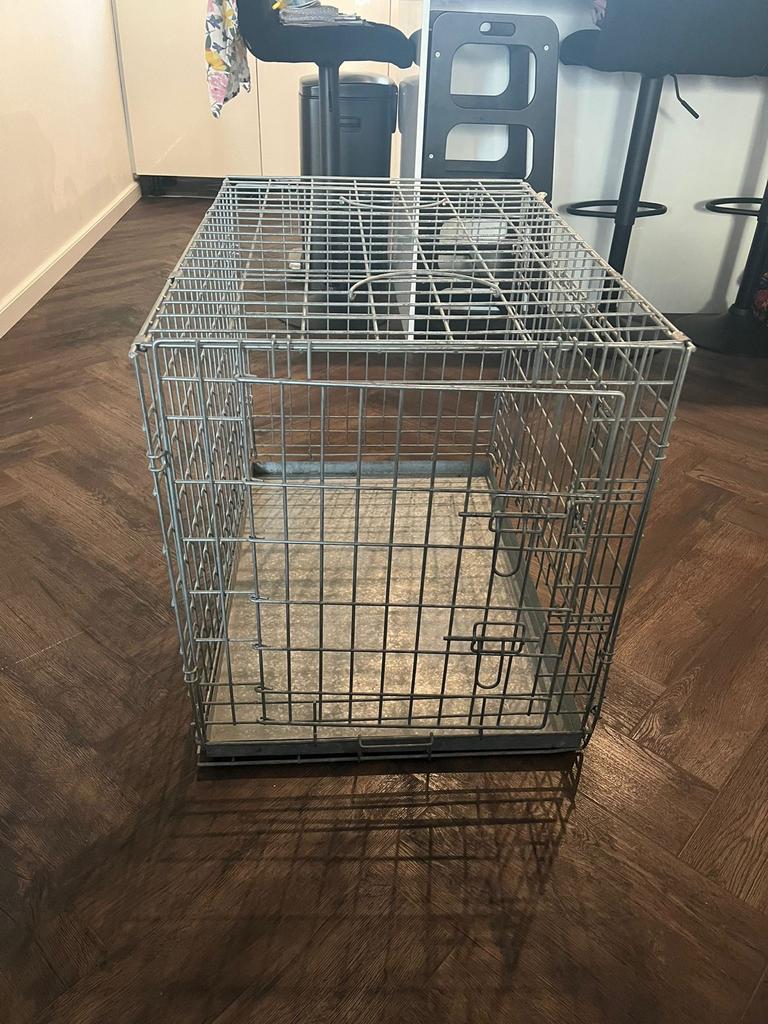 Honden Bench, inklapbaar, staal, Ophalen, Gebruikt