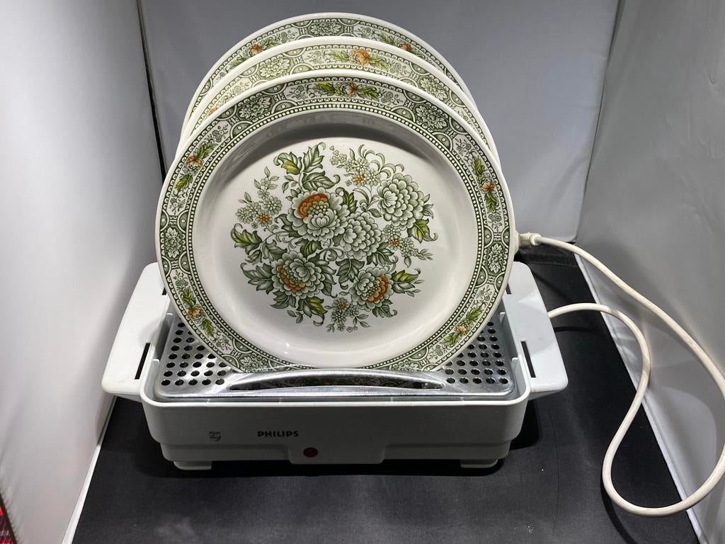 Philips Bordenwarmer / Warmhoudplaat - Vintage Keukenapparaa, Ophalen of Verzenden, Gebruikt