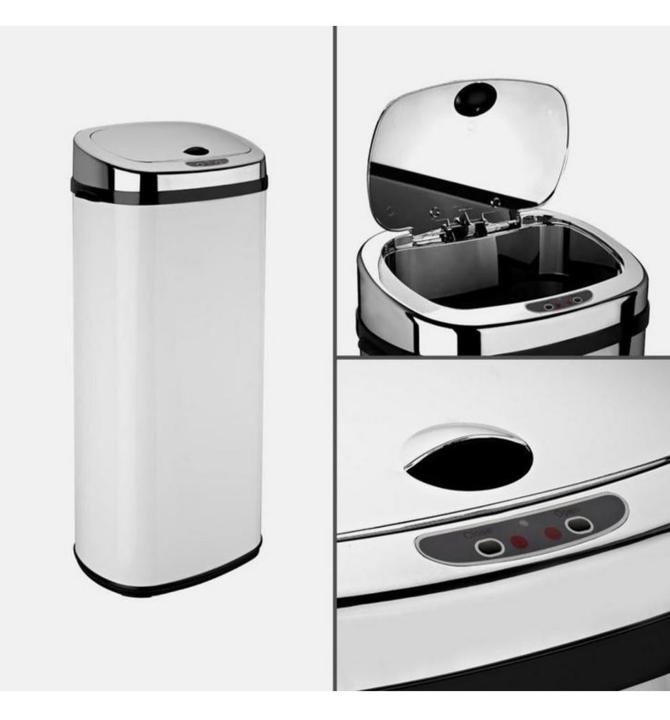 Dihl 30L Witte SENSOR Keuken Afvalbak Automatisch prullenbak, Kunststof, 50 tot 75 cm, Nieuw, Ophalen of Verzenden