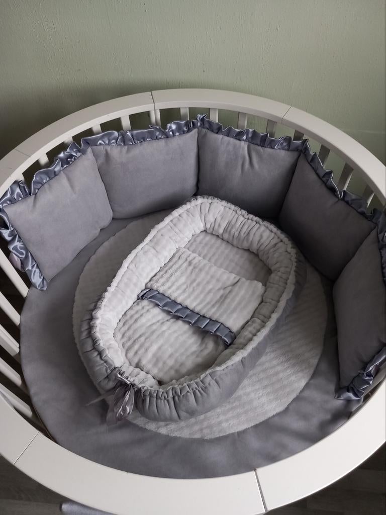 Luxe Box Aankleding - Zacht Grijs met Teddie, Kinderen en Baby's, Boxen, Ophalen of Verzenden, Nieuw