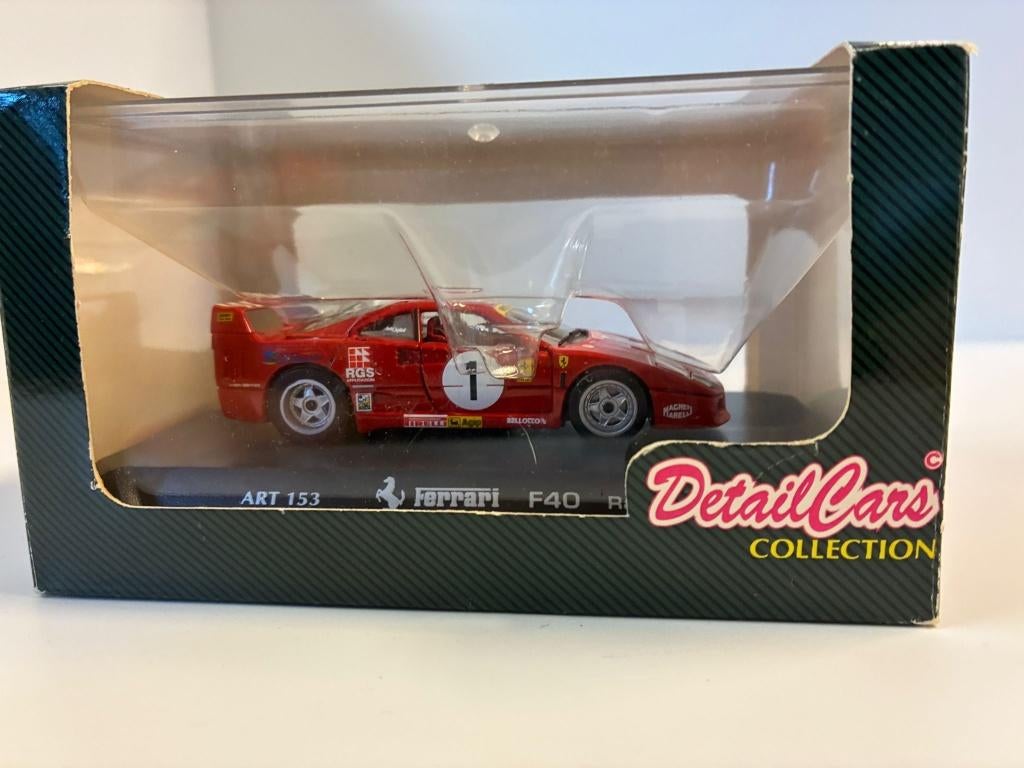 19568: Ferrari F40 Racing GT #1 - Detail Cars 1:43, Overige merken, Auto, Shop@carrera-toys.com, Ophalen of Verzenden