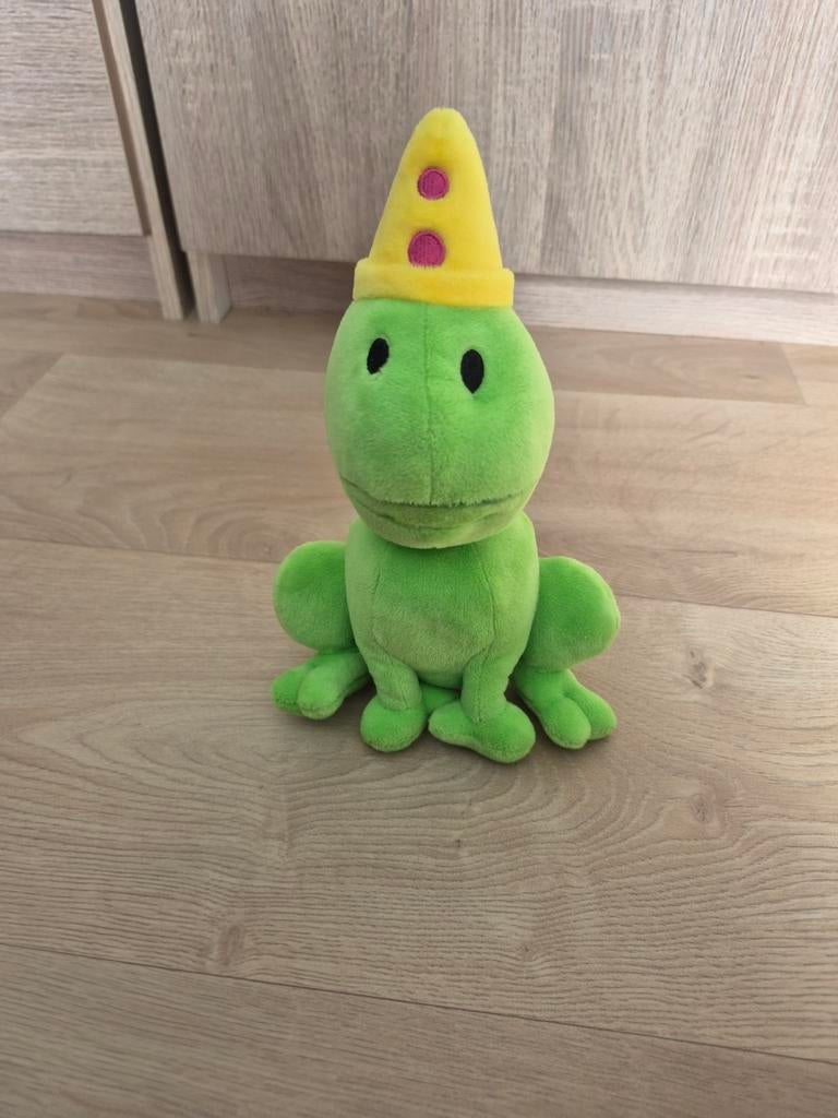 bumba kikker knuffel studio 100, Ophalen of Verzenden, Zo goed als nieuw, Kikker