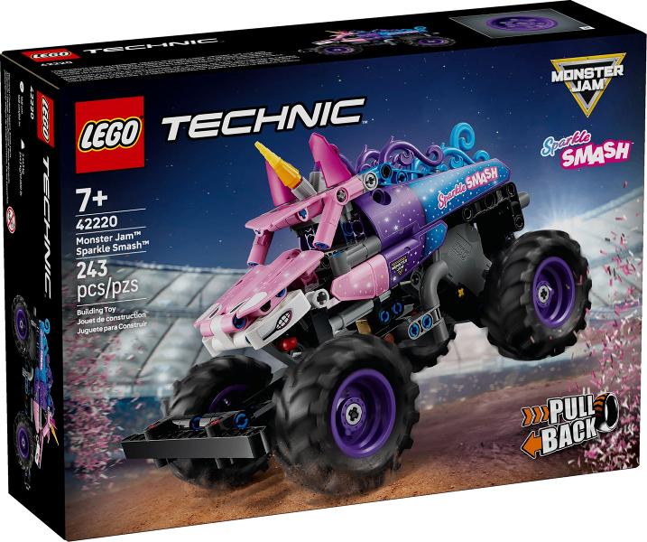Lego Technic set 42220 Monster Jam Sparkle Smash pull-back, Kinderen en Baby's, Speelgoed | Duplo en Lego, Nieuw, Lego, Complete set
