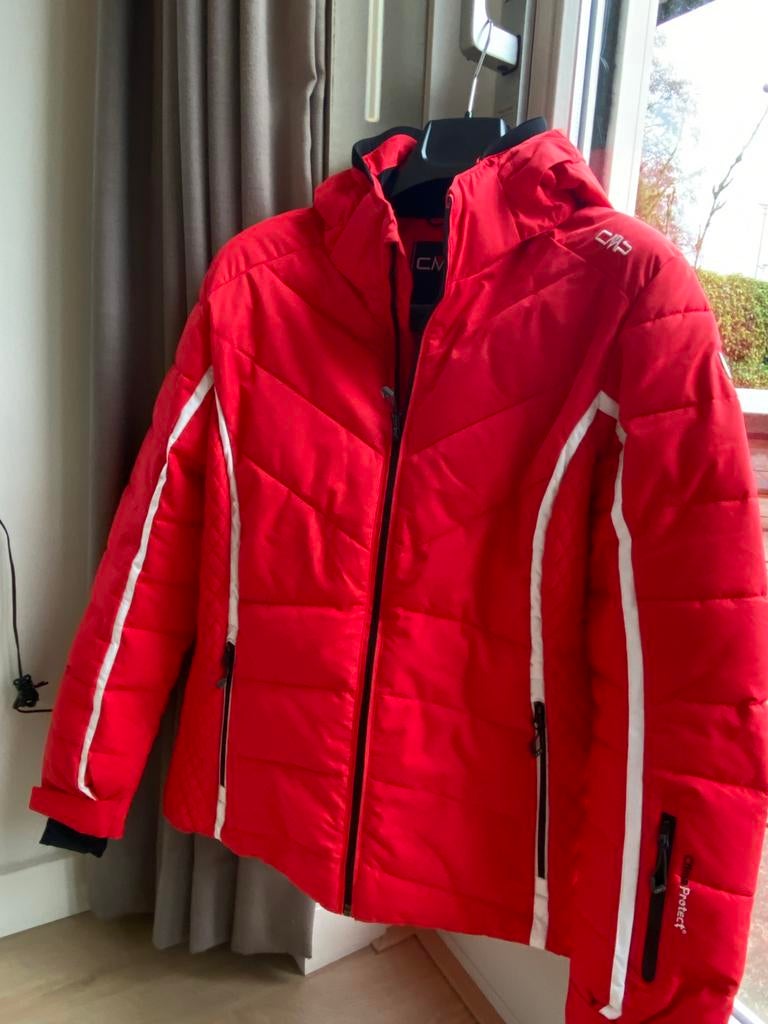 Ski jas CMP / Campagnolo maat 42 rood, Ophalen of Verzenden, Zo goed als nieuw, Maat 42/44 (L), Jack