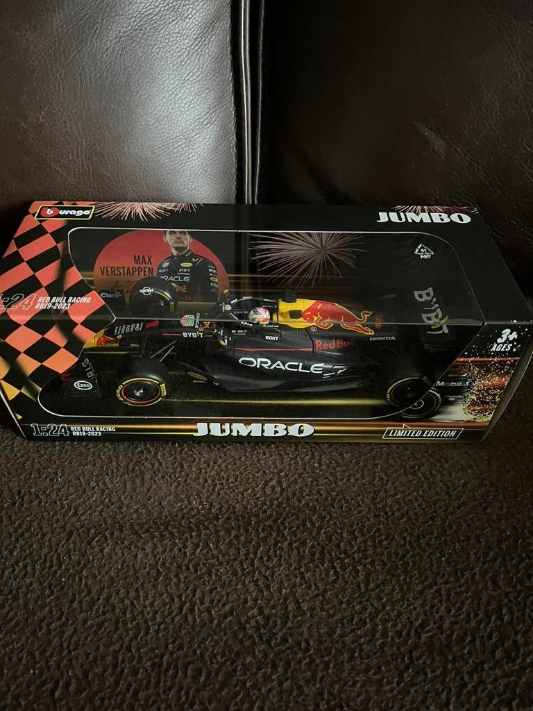 Red Bull Jumbo Max Verstappen F1 race auto’s, Ophalen of Verzenden, Zo goed als nieuw