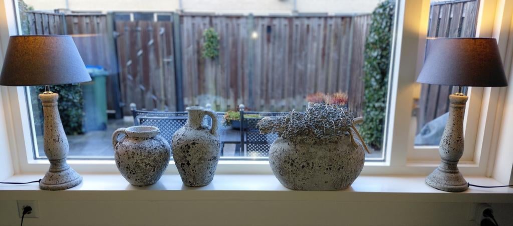 Lampenvoeten, kruiken en vaas/pot, Ophalen of Verzenden, Zo goed als nieuw, Overige kleuren, 50 tot 75 cm