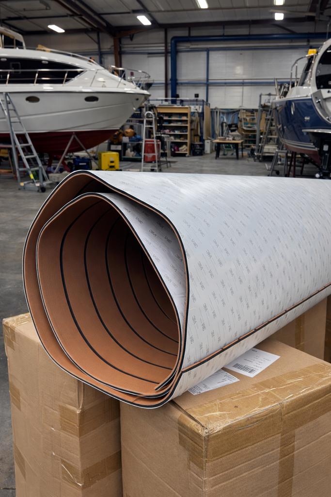 Bootvloer | teak foam | 2400x1200x6MM | 3M | anti slip |, Ophalen of Verzenden, Nieuw