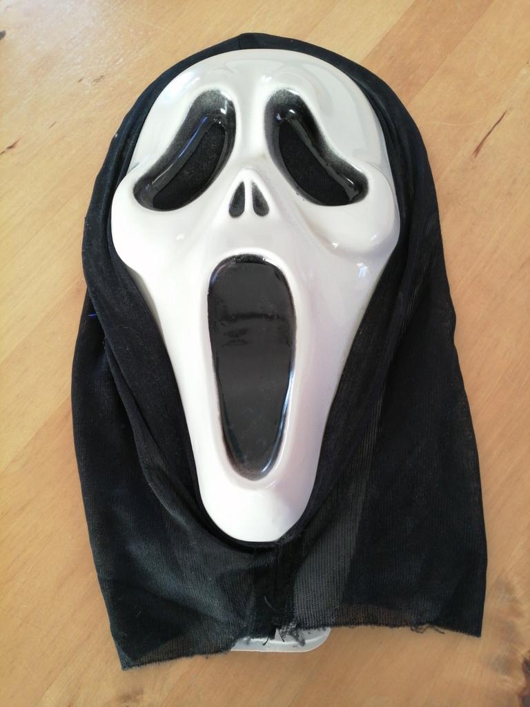 Spookmasker voor Carnaval, Ophalen of Verzenden, Gebruikt, 170 of groter, Jongen of Meisje