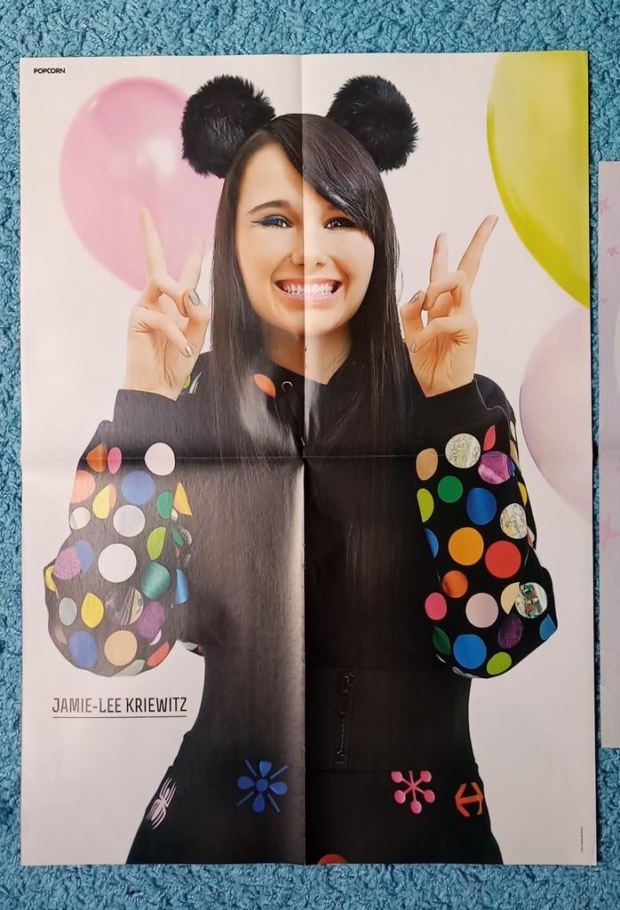 Jamie-Lee Kriewitz poster, Verzamelen, Rechthoekig Staand, Nieuw, Ophalen of Verzenden, A1 t/m A3