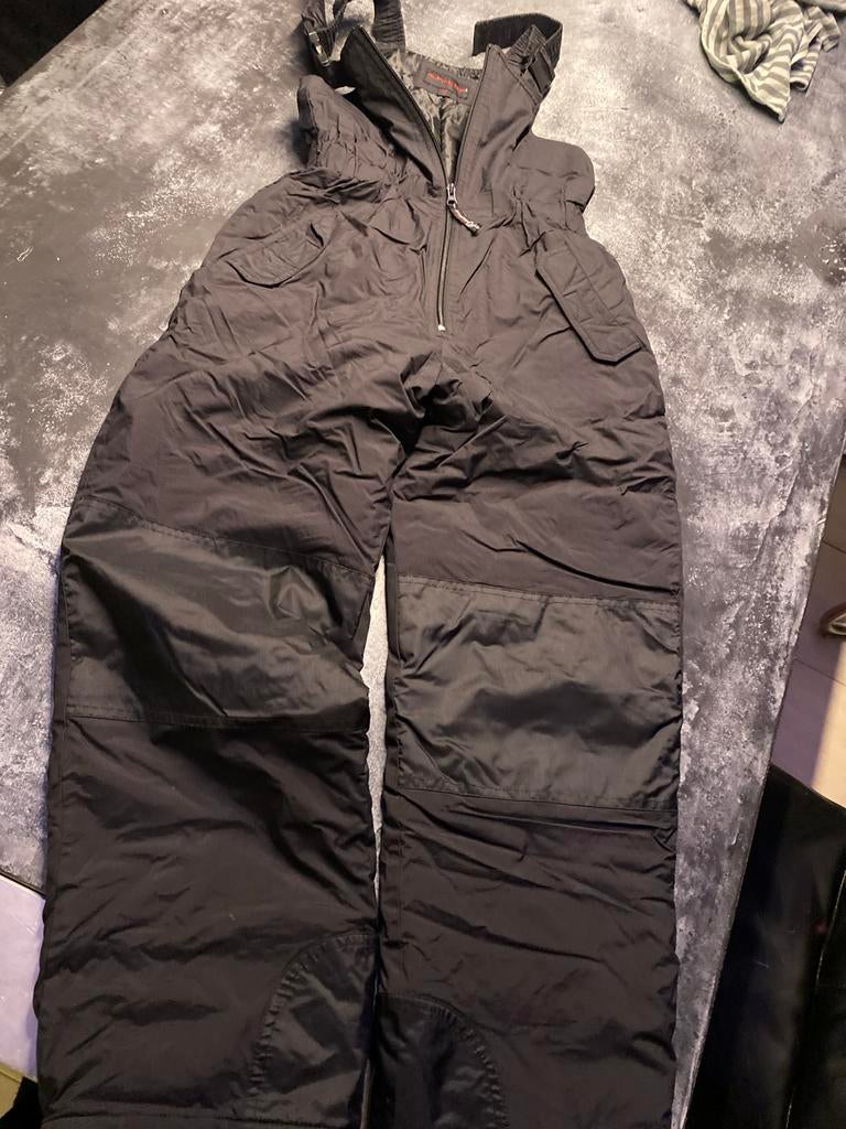 Canadese skibroek salopette zwart maat 152, Ophalen of Verzenden, Broek