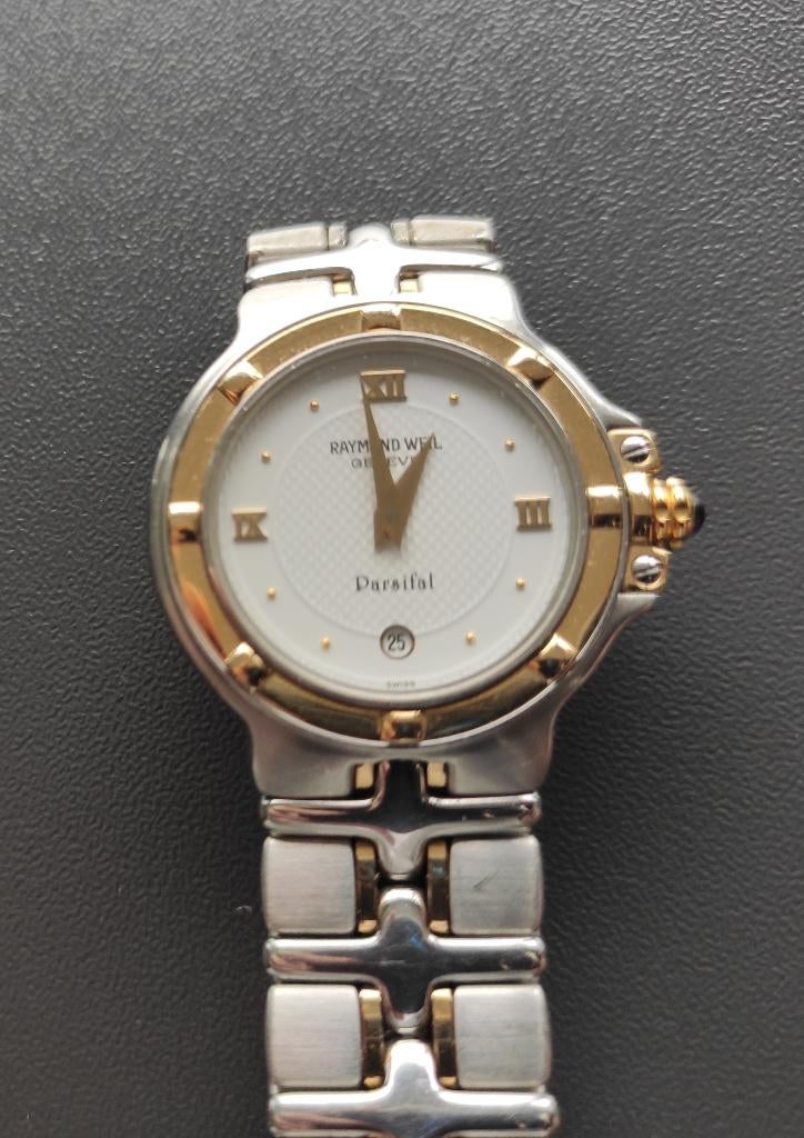 raymond weil parsifal dames horloge, Overige merken, Gebruikt, Ophalen of Verzenden, Overige materialen