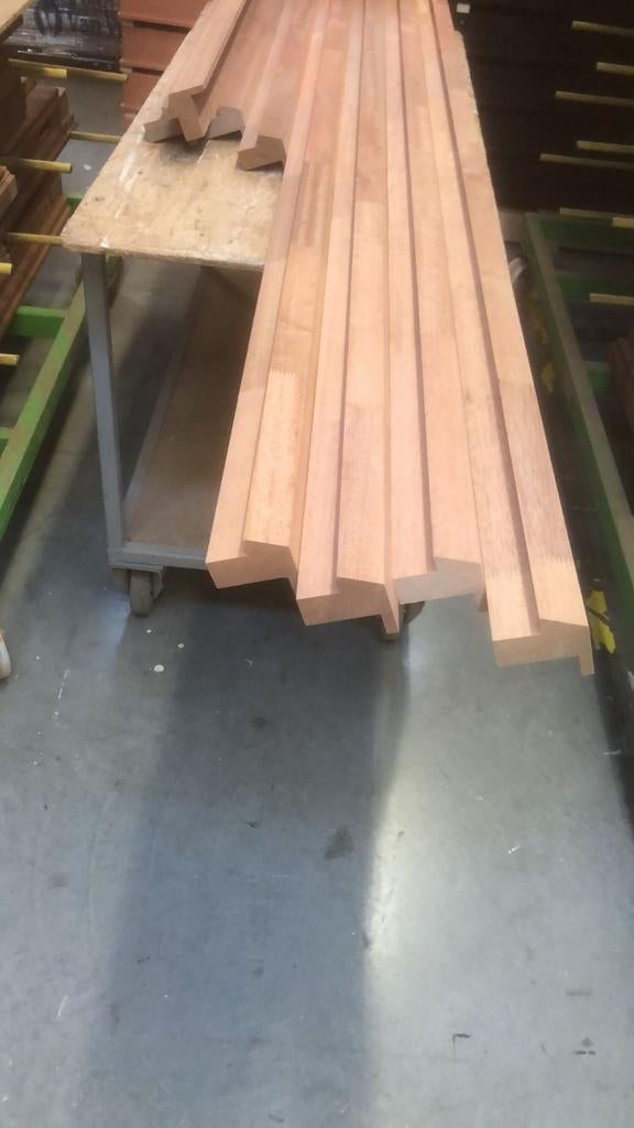 Partij geschaafd maranti meranti, Ophalen