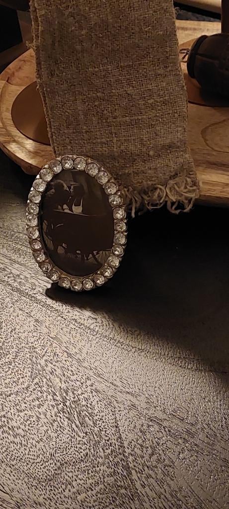 BROCANT KLEIN FOTOLIJSTJE FOTOLIJST ovaal FOTO-LIJSTJE, Antiek en Kunst, Ophalen of Verzenden