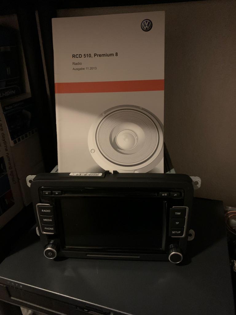 RNS RCD 510 radio sdkaard 3C8 035 195 gps mib pq display, Auto diversen, Ophalen of Verzenden, Nieuw