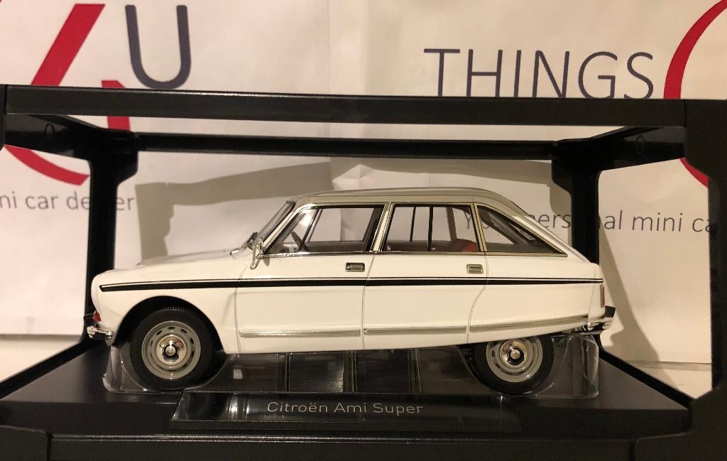 Norev 1:18 Citroen Ami Super 1974 Meije wit nieuw, Ophalen of Verzenden, Nieuw, Auto, Norev