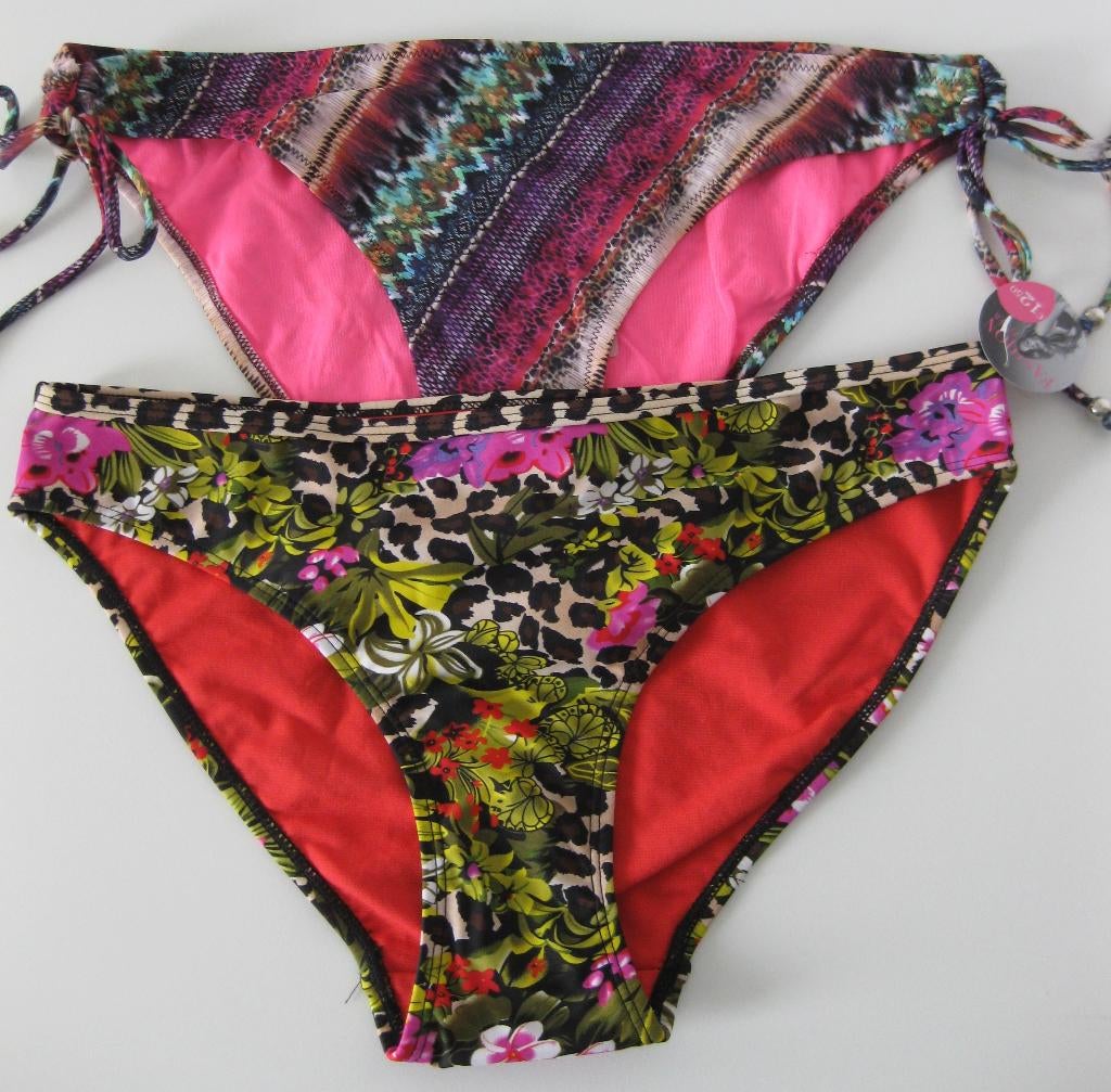 Hunkemoller bikinibroekjes 2 stuks met print maat M Nieuw, Overige kleuren, Nieuw, Ophalen of Verzenden, Bikini
