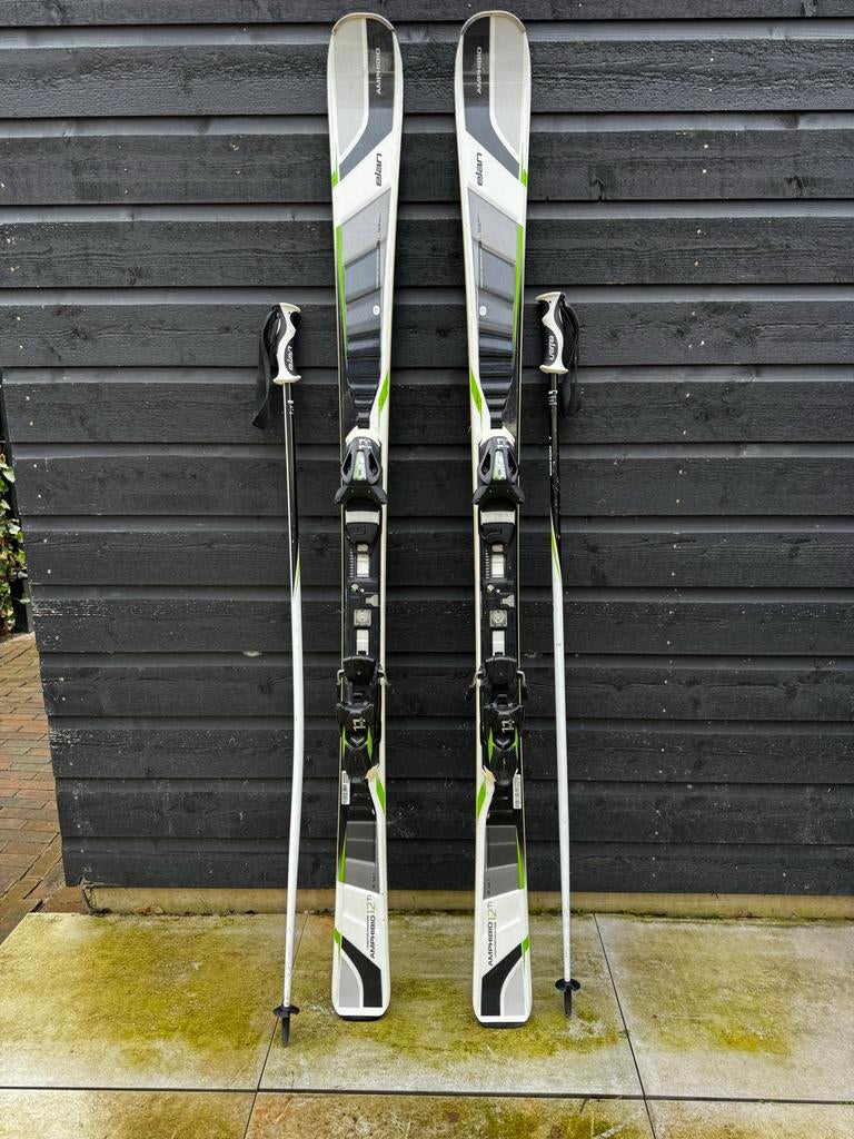 Elan Amphibio 12 Ti Ski's - 168cm, Sport en Fitness, Skiën en Langlaufen, Gebruikt, Ski's, Skiën, Overige merken, Carve, 160 tot 180 cm