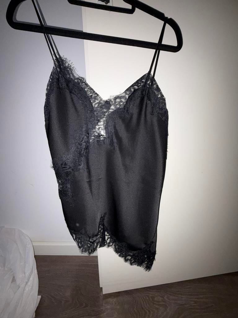Zara lingerie top zwart satijn kant maat S nieuw, Kleding | Dames, Ondergoed en Lingerie, Ophalen of Verzenden, Zwart, BH
